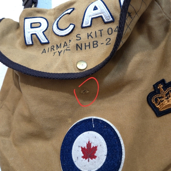 Red Canoe | RCAF Brown Messenger Bag - Picture 13 of 14